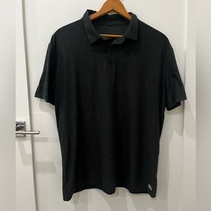 Vuori Men’s Strato Tech Polo. Size Large. Charcoal Heather